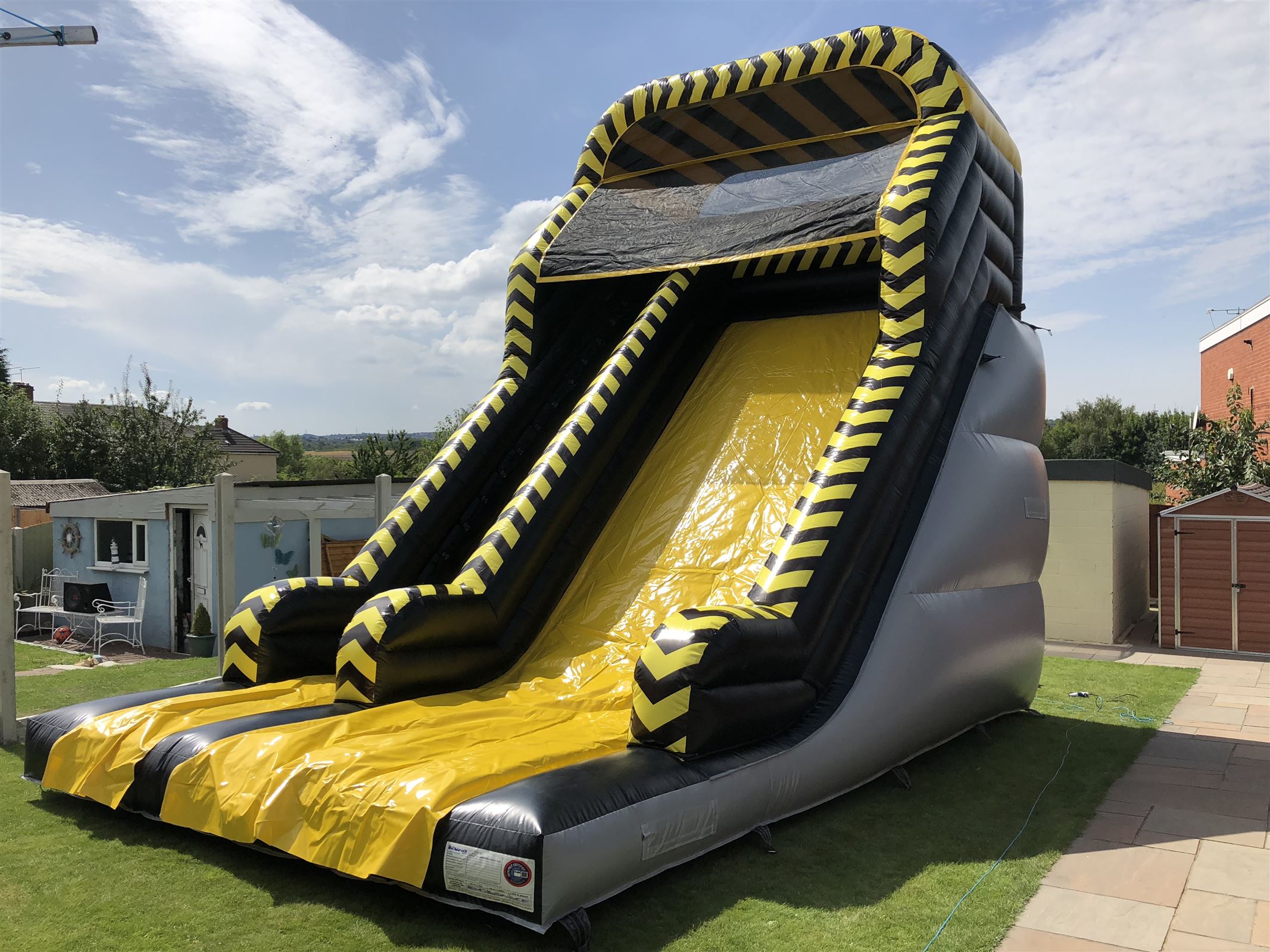 Inflatable Toxic Drop Slide