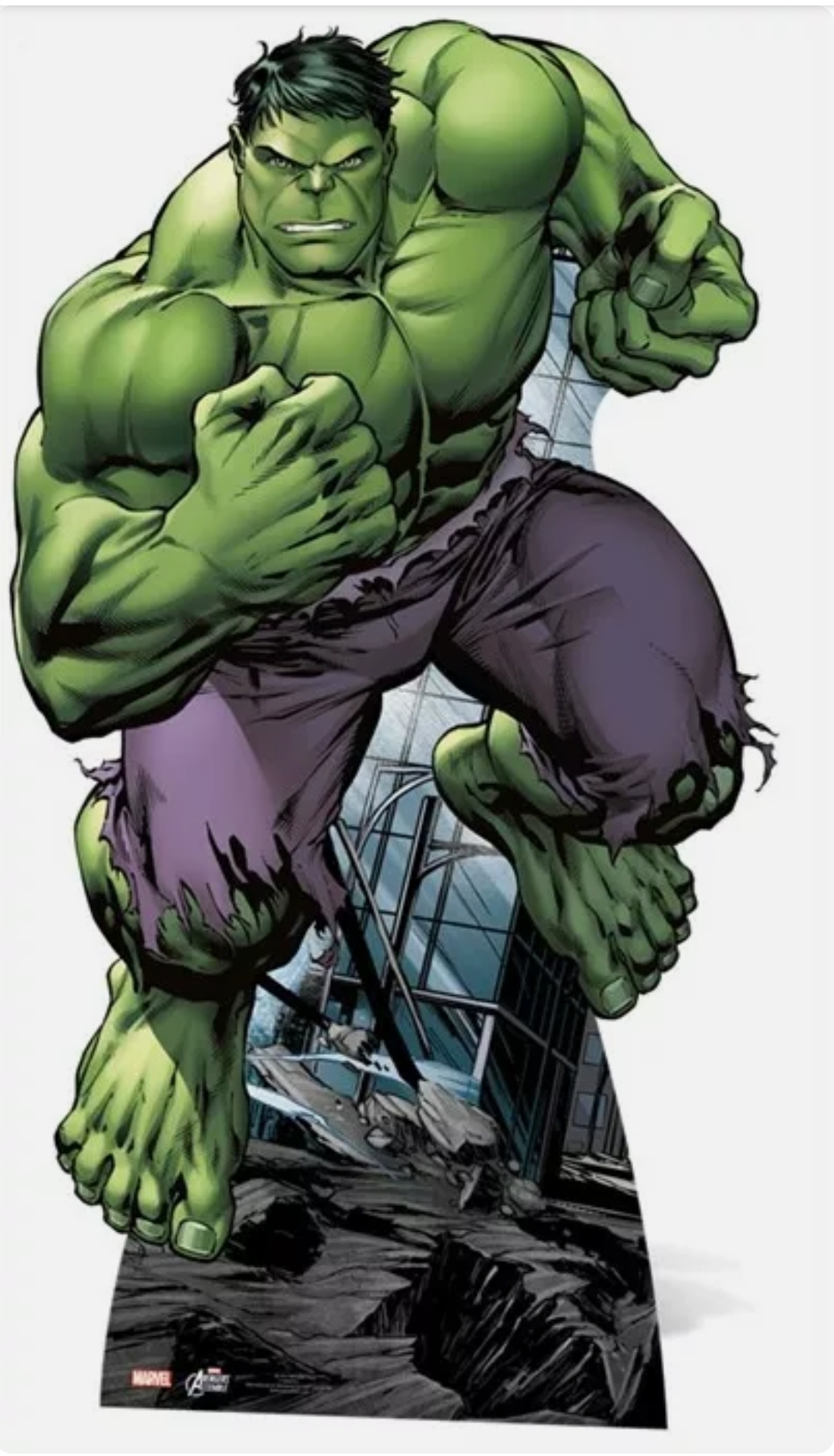 Life Size HULK Cardboard Cutout. Bouncy Castle Hire in London