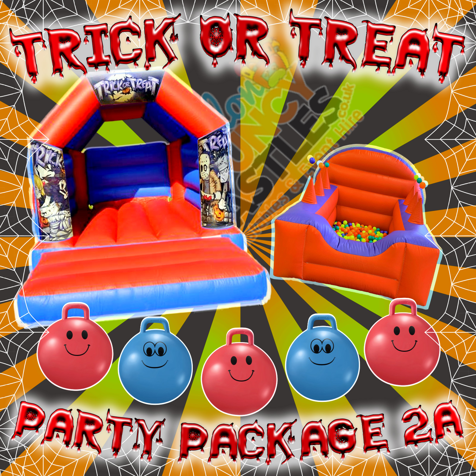Halloween Party Package 2a Bouncy Castle Inflatables Event Hire In