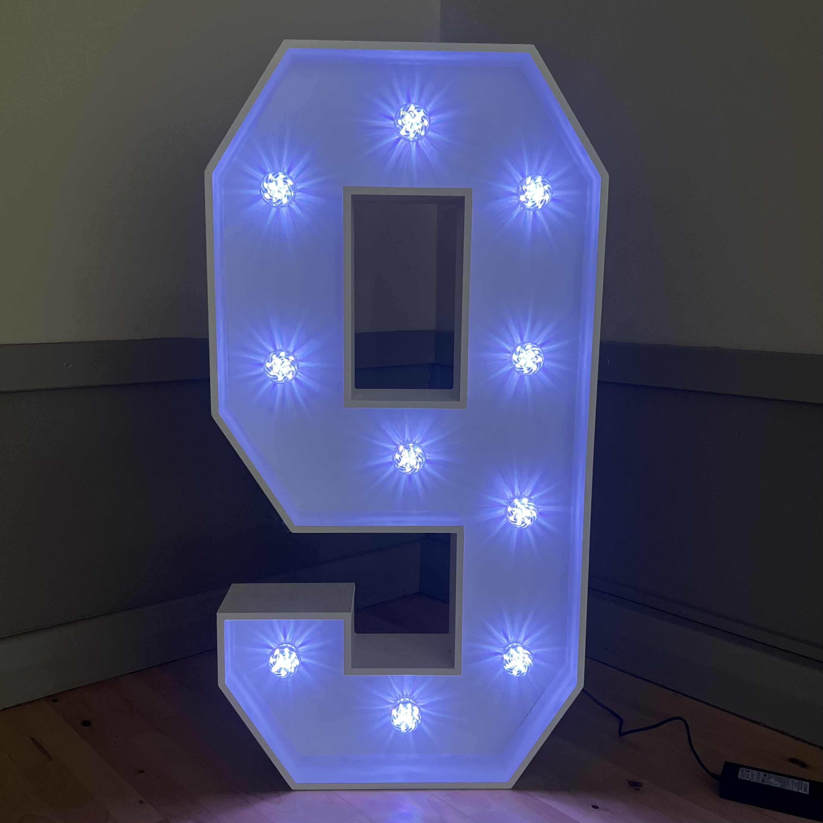 4ft Light-Up LED Numbers - Bouncy Castle Hire in Crowborough, Tunbridge ...