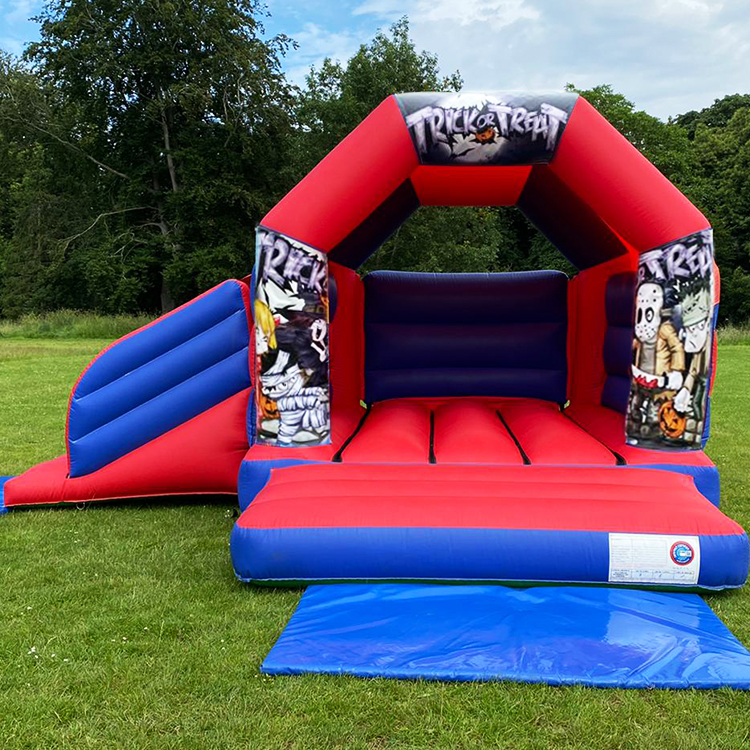 Trick or Treat Halloween Castle / Slide Combo - Best Inflatable, Bouncy ...