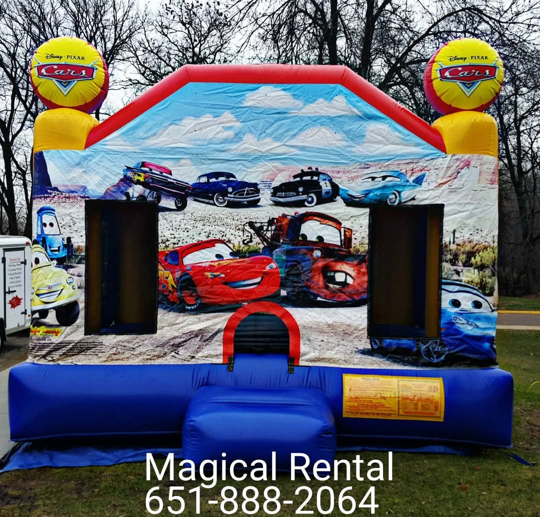 Disney Cars Bounce House - Bounce House Rental in Minnesota | Magical ...