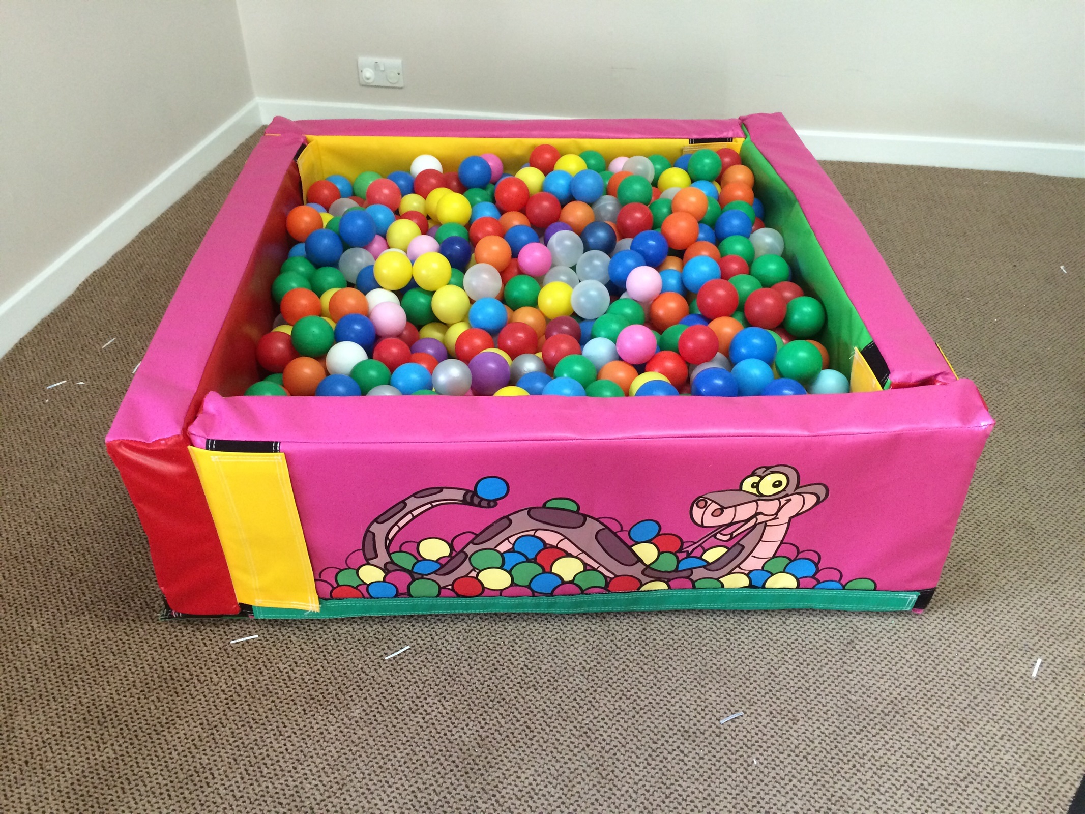 bouncy castle and ball pit