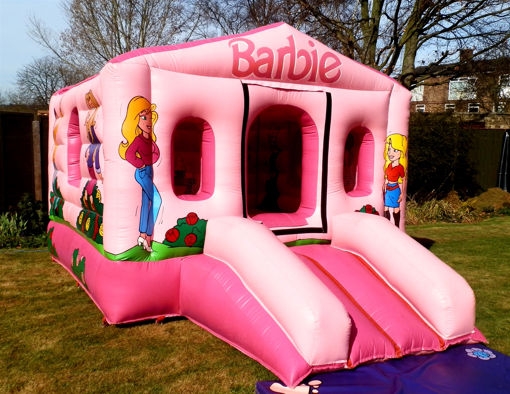 the range bouncy castle