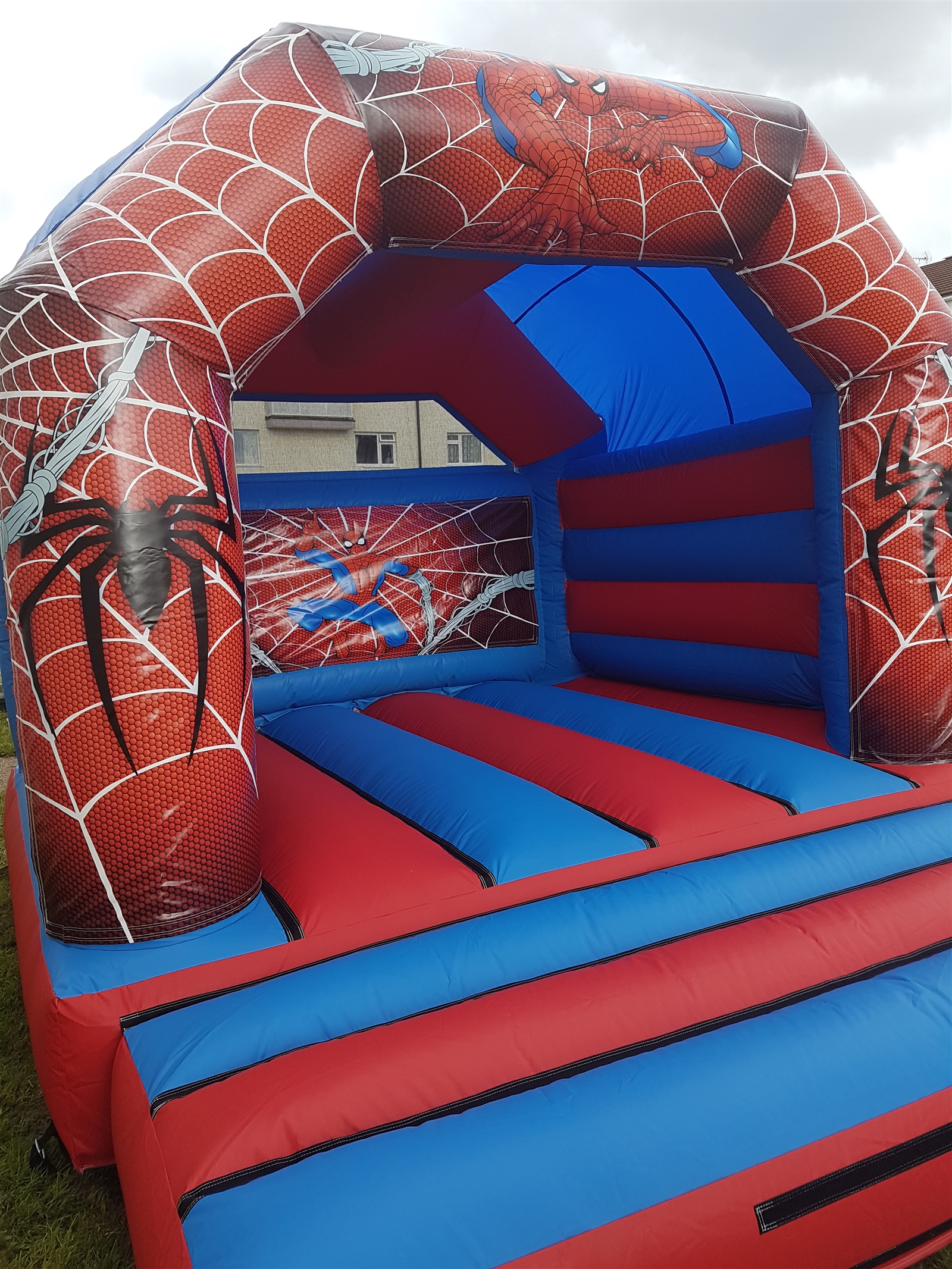 spiderman bouncy castle hire