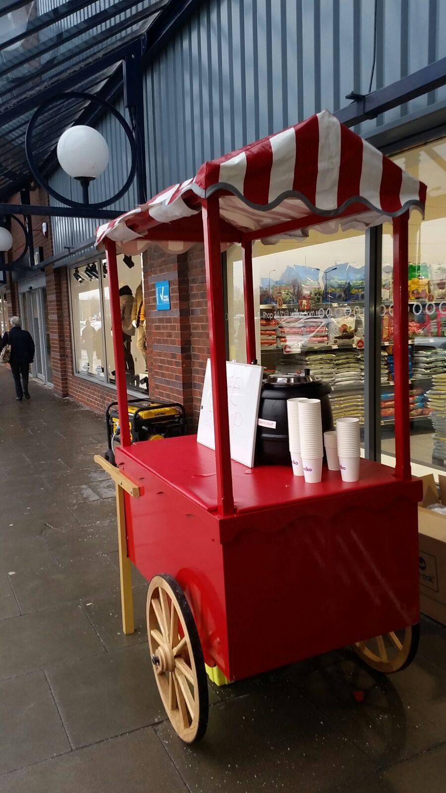 Hot Soup Traditional Hand Cart Hire