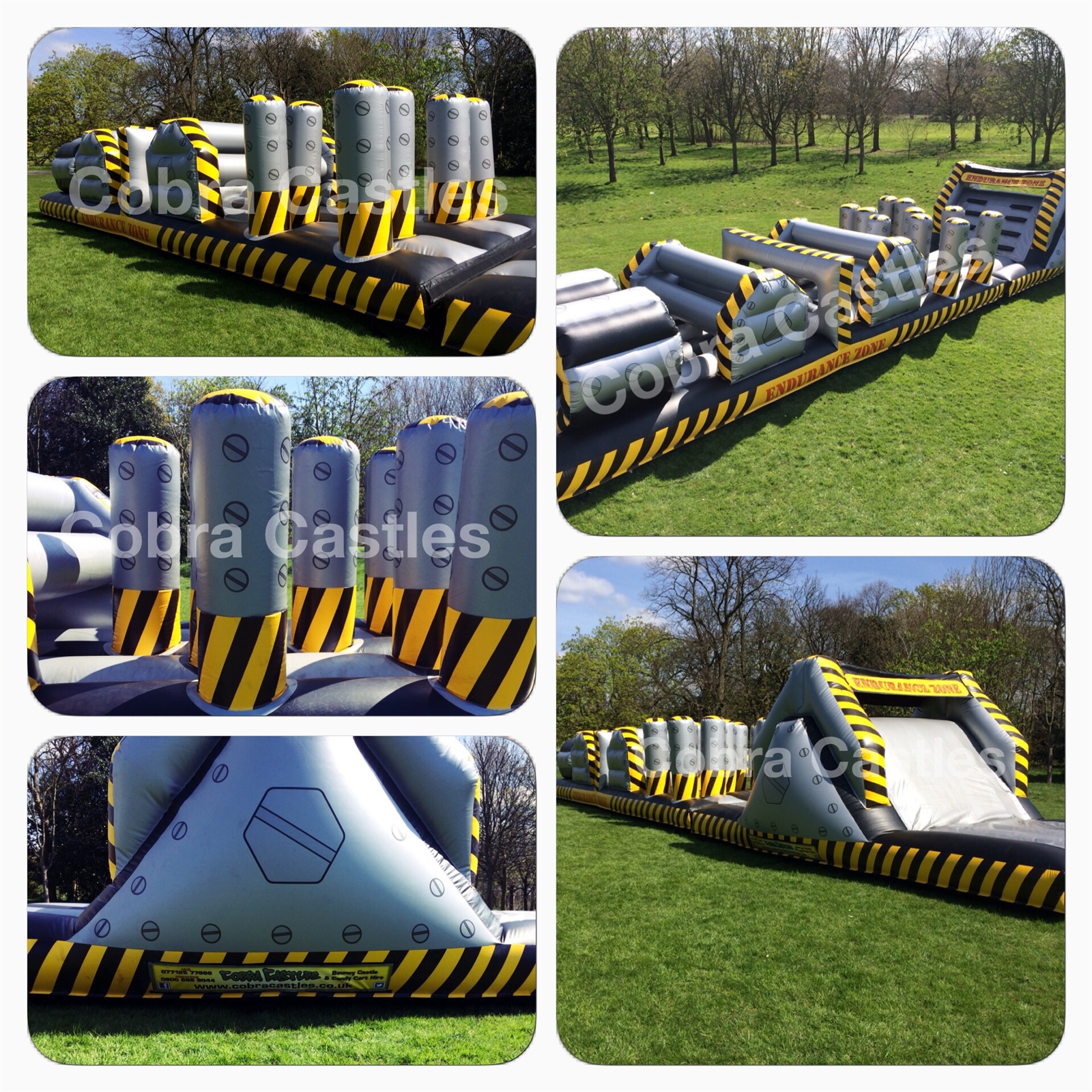 hire inflatable assault course