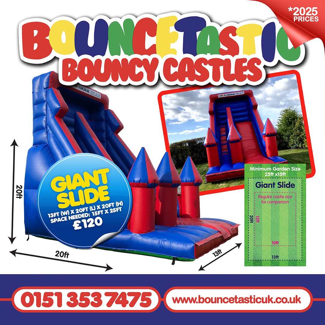Inflatable Slide Hire | Liverpool, Widnes & Merseyside | Events