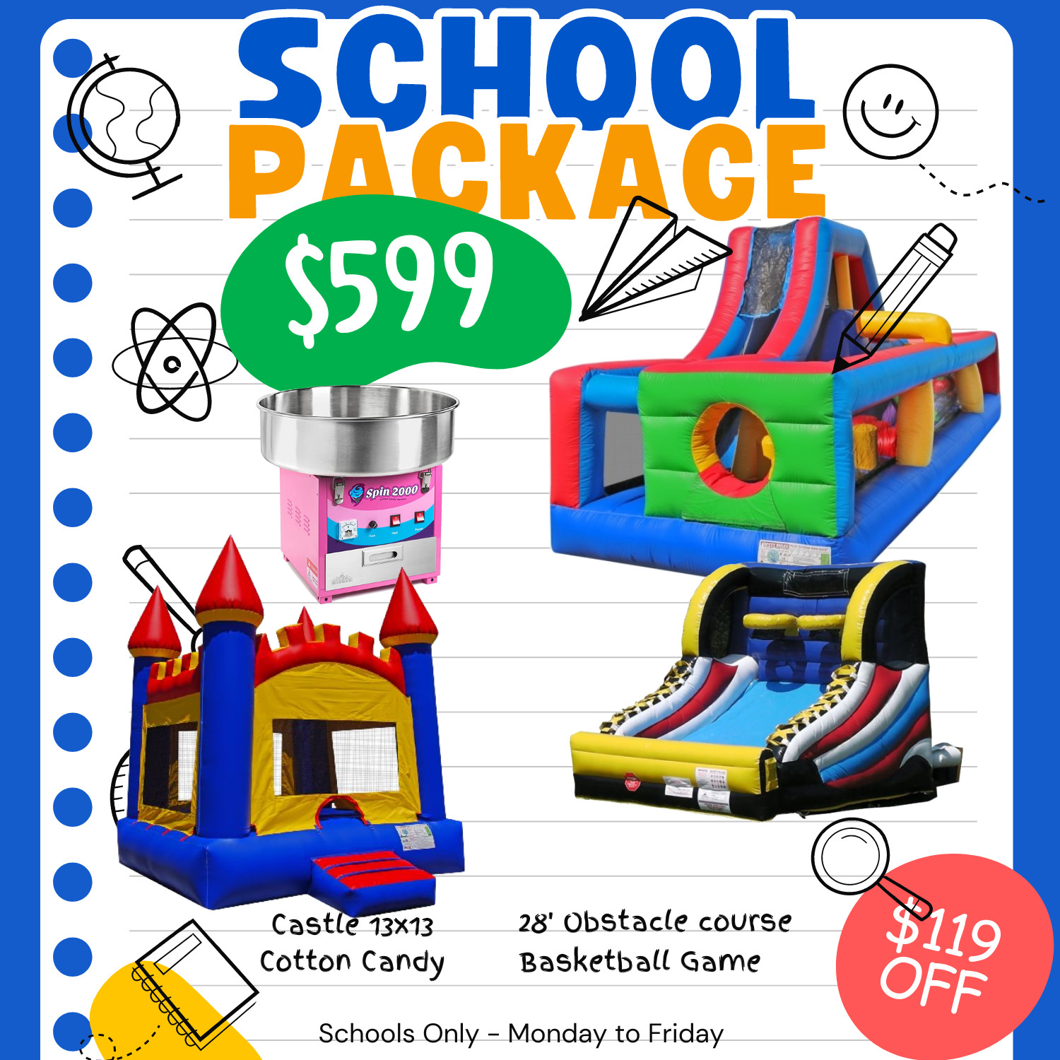 Packages Bounce House Rentals in New Jersey