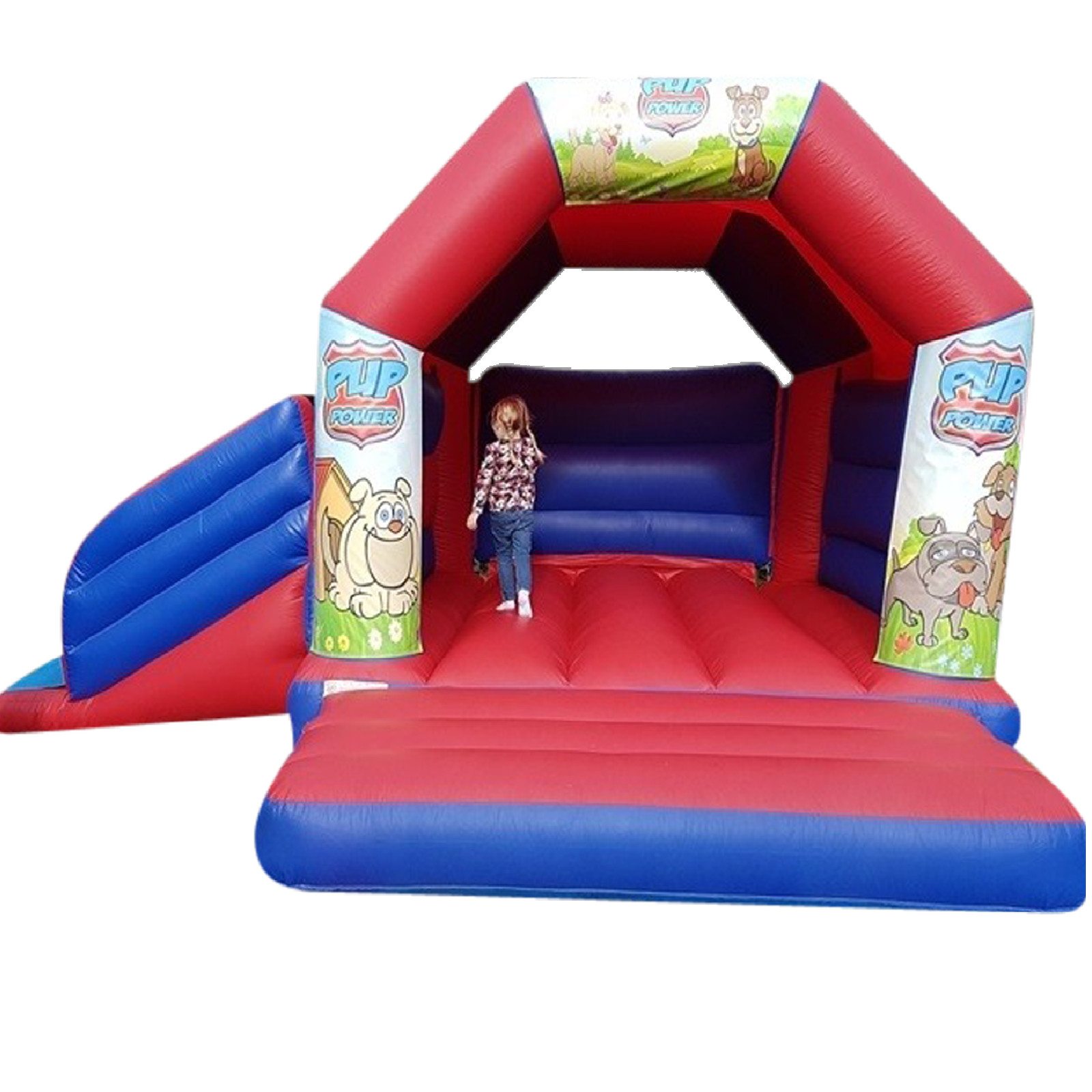 the range bouncy castle