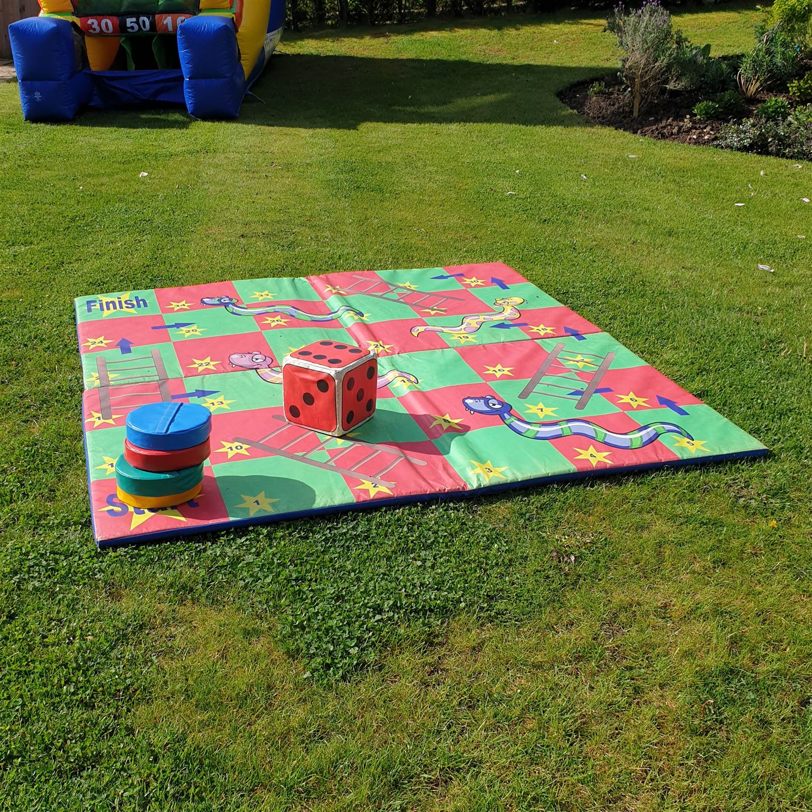 Giant Snakes and Ladders Bouncy Castle Hire in Crowborough, Tunbridge
