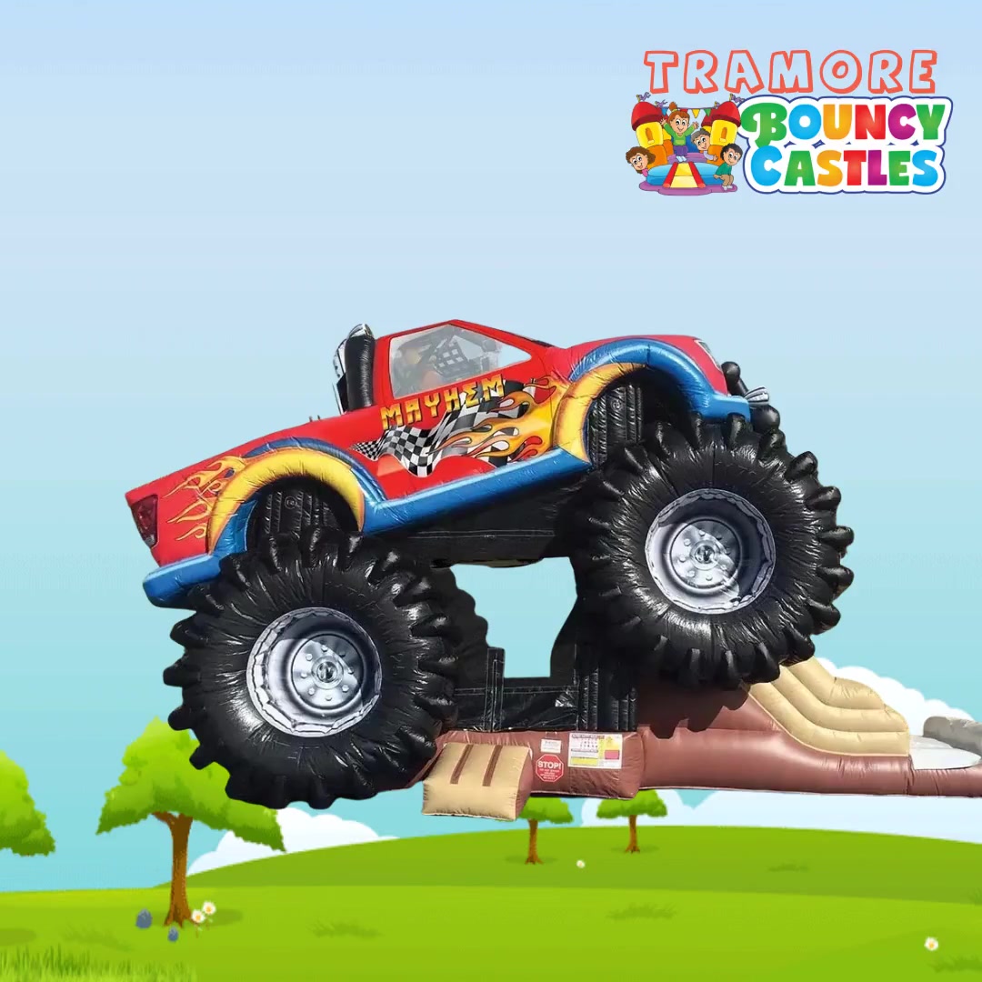 Monster Truck Combo Castle Hire Bouncy Castles in Waterford, Tramore, Dungarvan, wexford