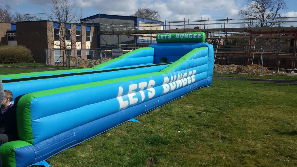 inflatable bungee run hire