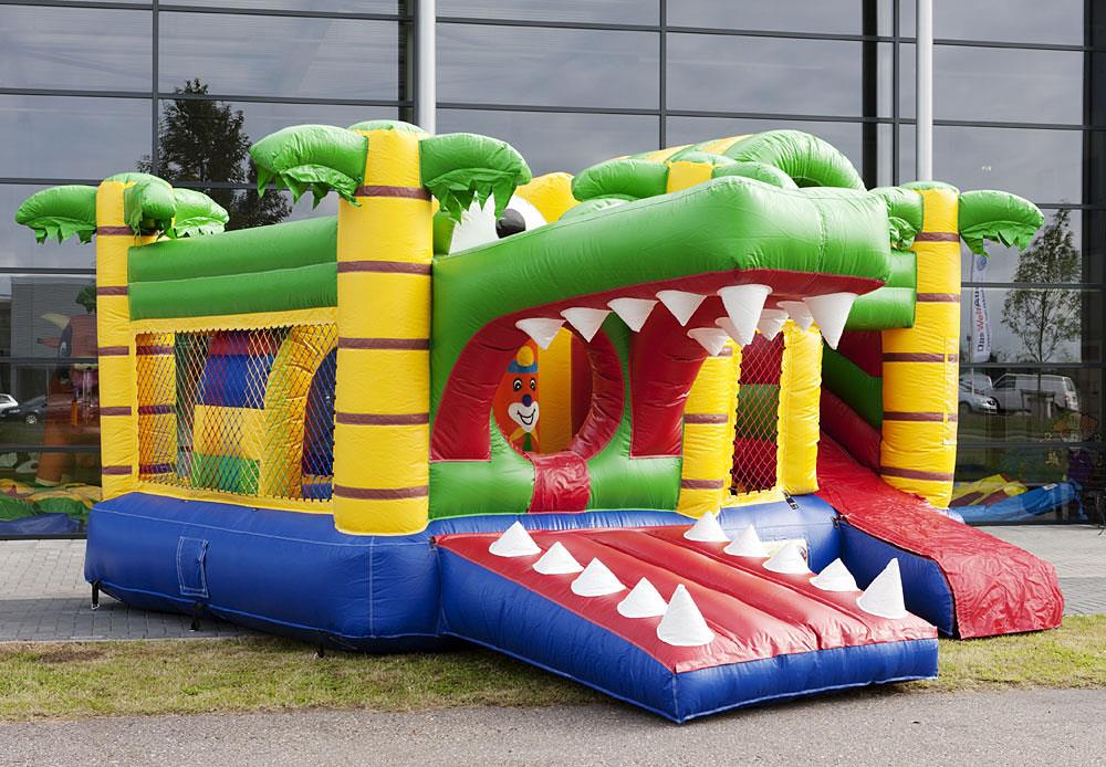 bouncy castle with slide to hire