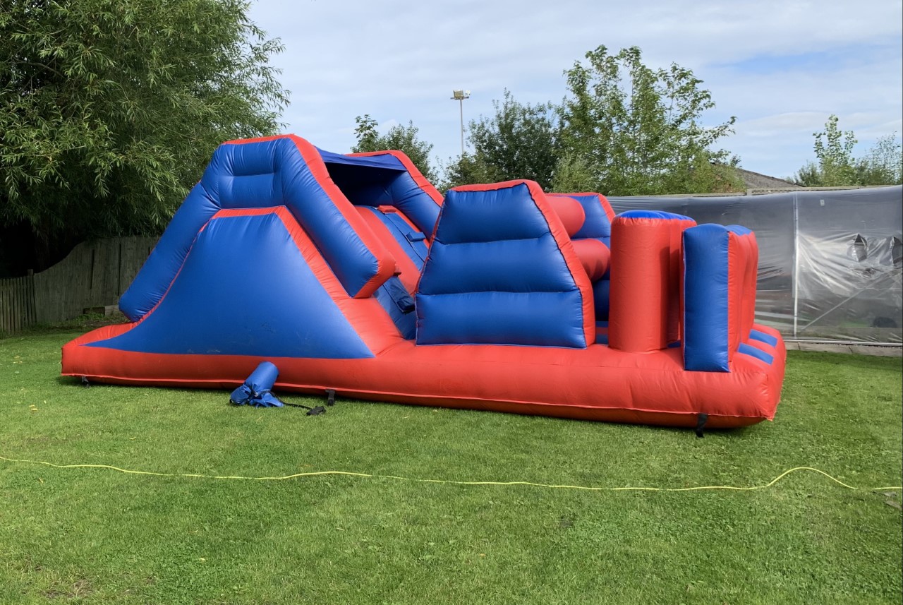 Compact Small Obstacle Course Inflatable Party Hire Liverpool