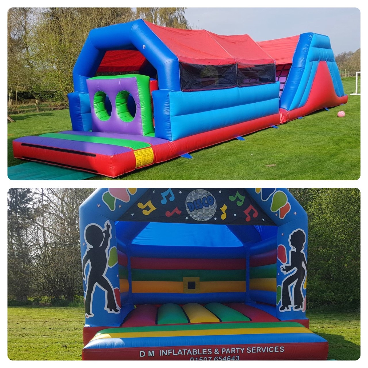Assault Course & Disco Bouncy Castle Bouncy Castle Hire in Louth