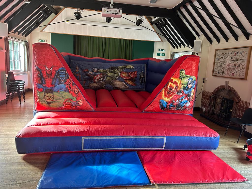 Lowheight Marvel Bouncy Castle Hire Gloucestershire Parties