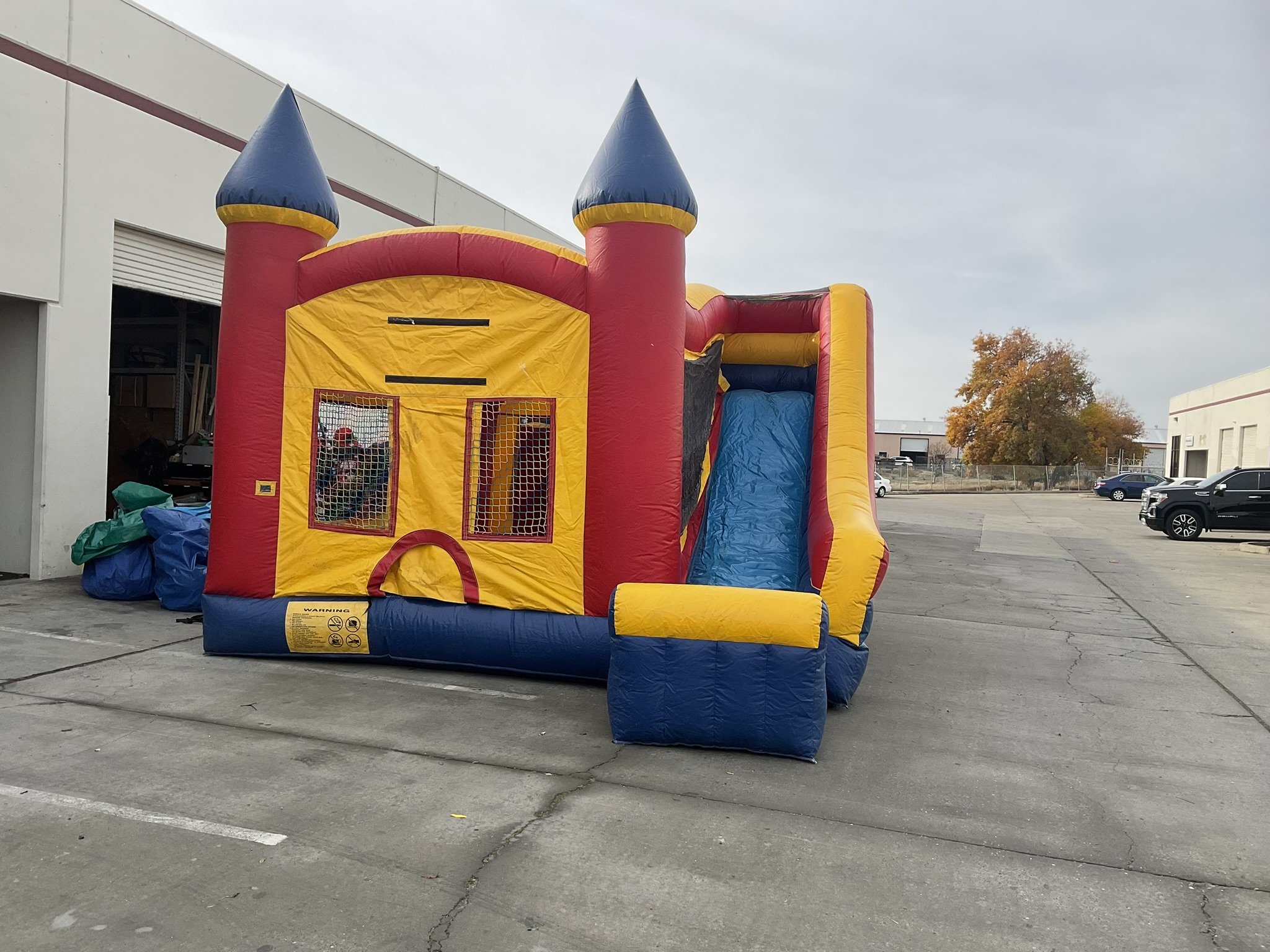 FOR SALE USED 3 n 1 Style Castle Combo Best Bounce House
