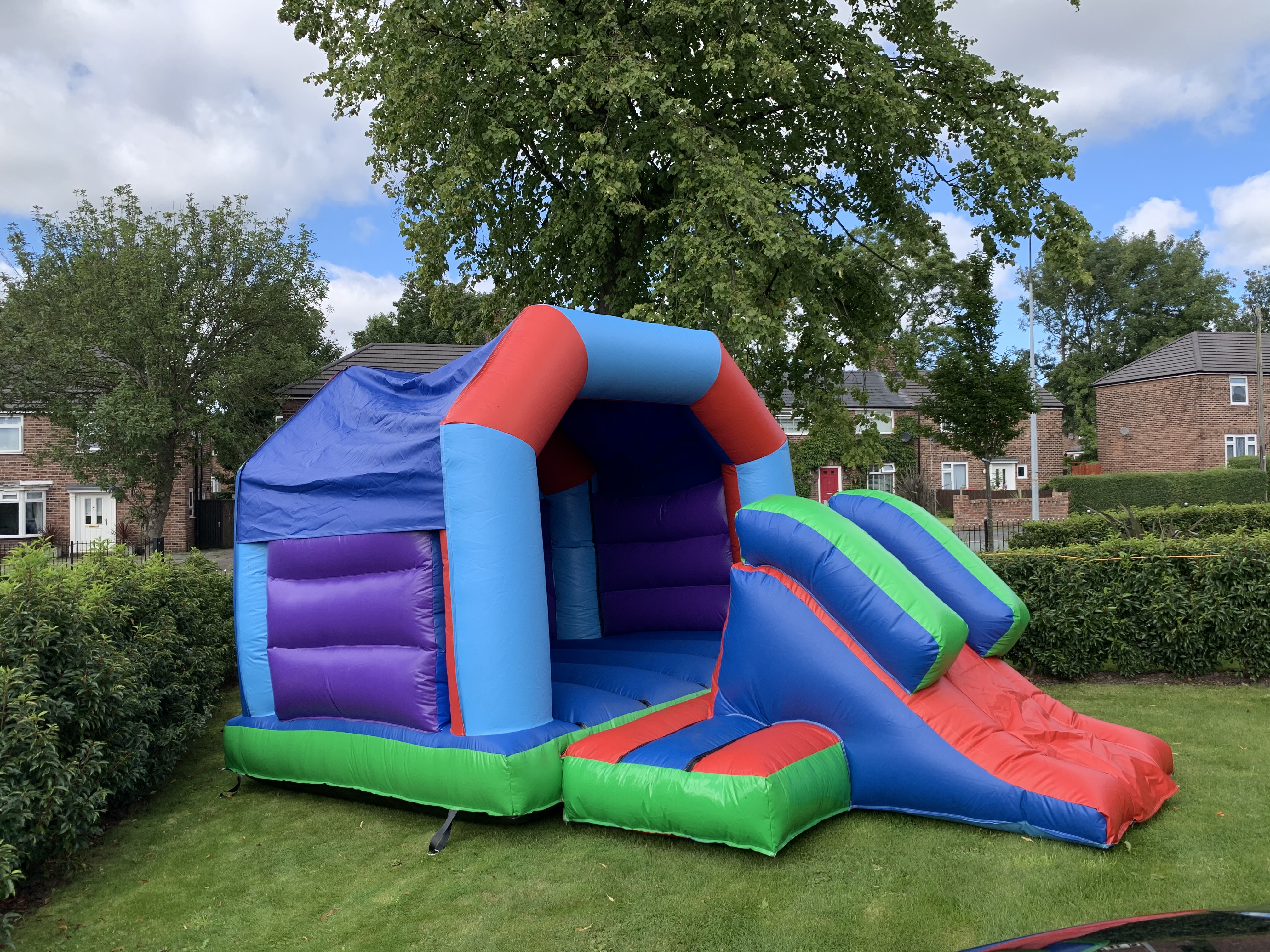 slide bouncy castle hire