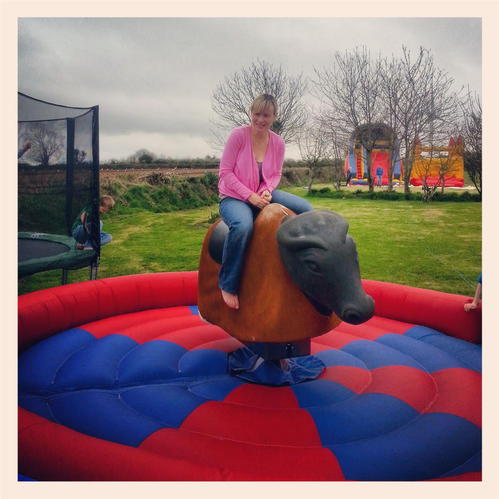 inflatable bull hire