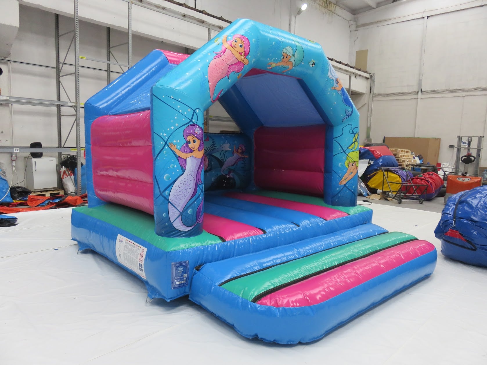 mermaid jumping castle hire