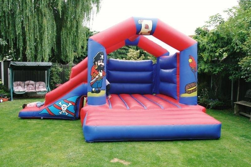 airflow bouncy castle with slide