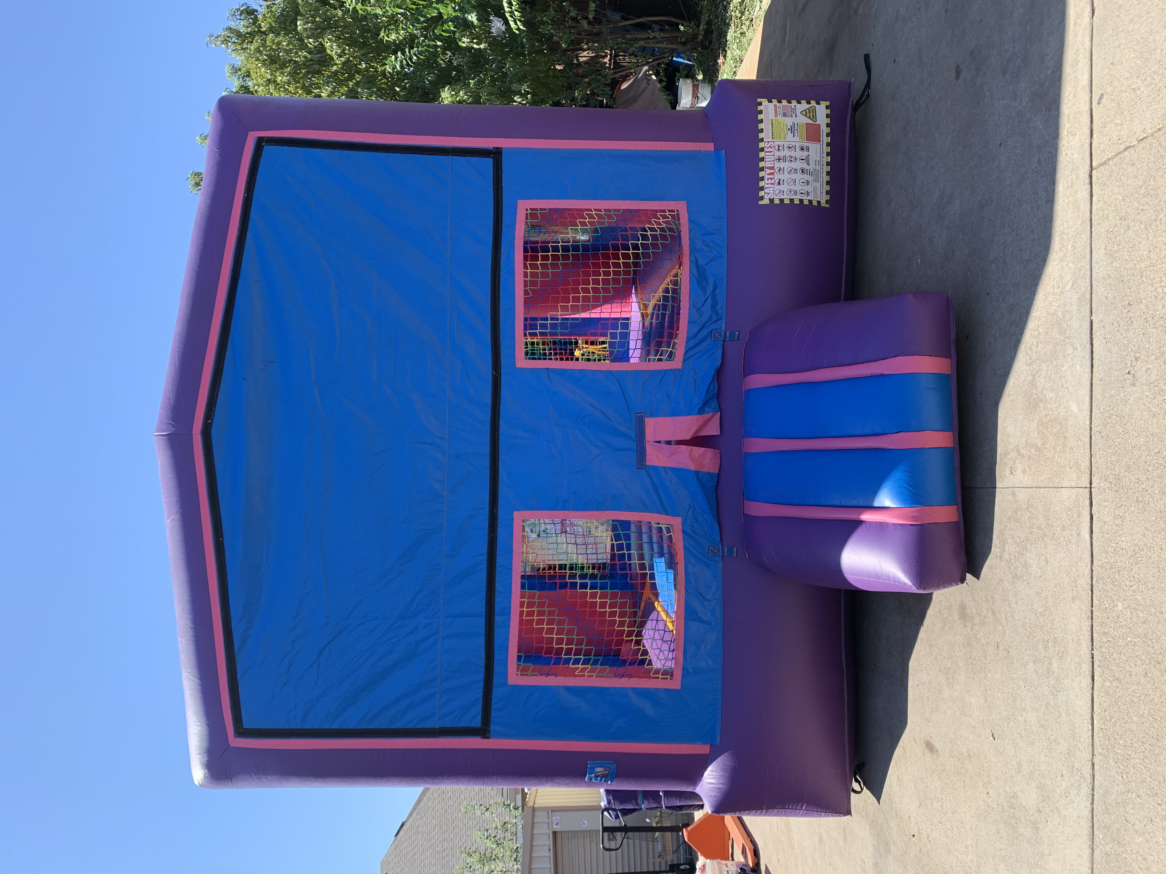 PINK HOUSE / バラワッペン付き裏毛ブルゾン  ピンク I-24-10-24-035-LO-TO-HD-OS Amazon.com: Pink Bounce House Castle with Blower |All PVC