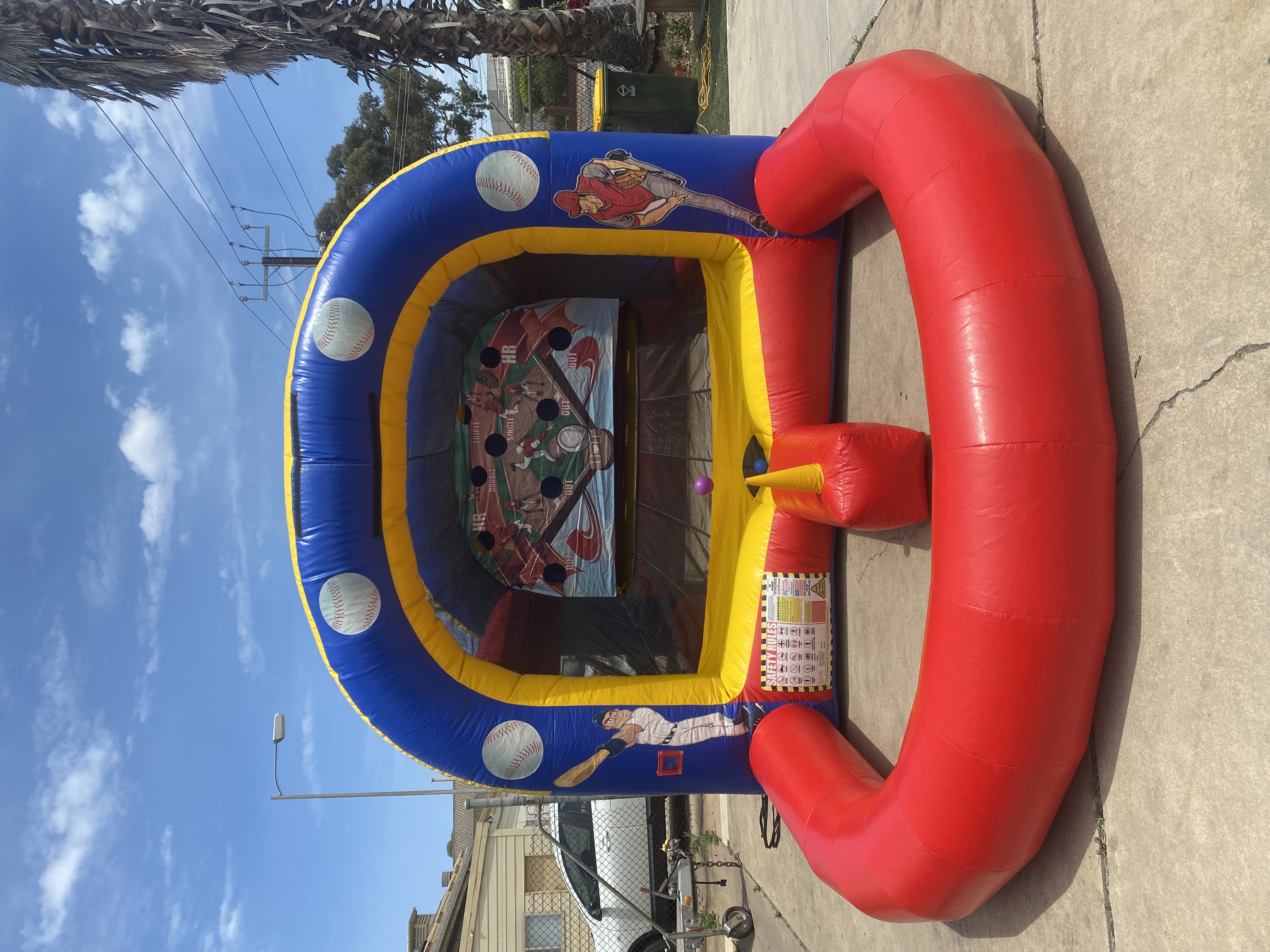 Baseball inflatablte game hire adelaide