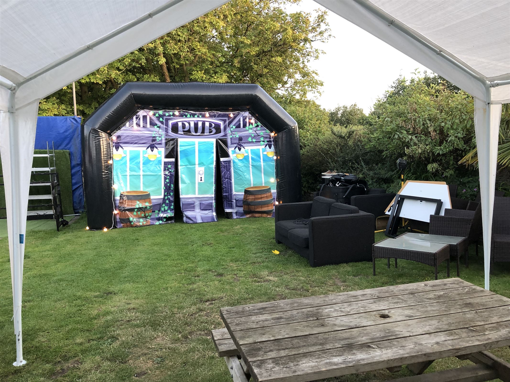 inflatable pub for hire