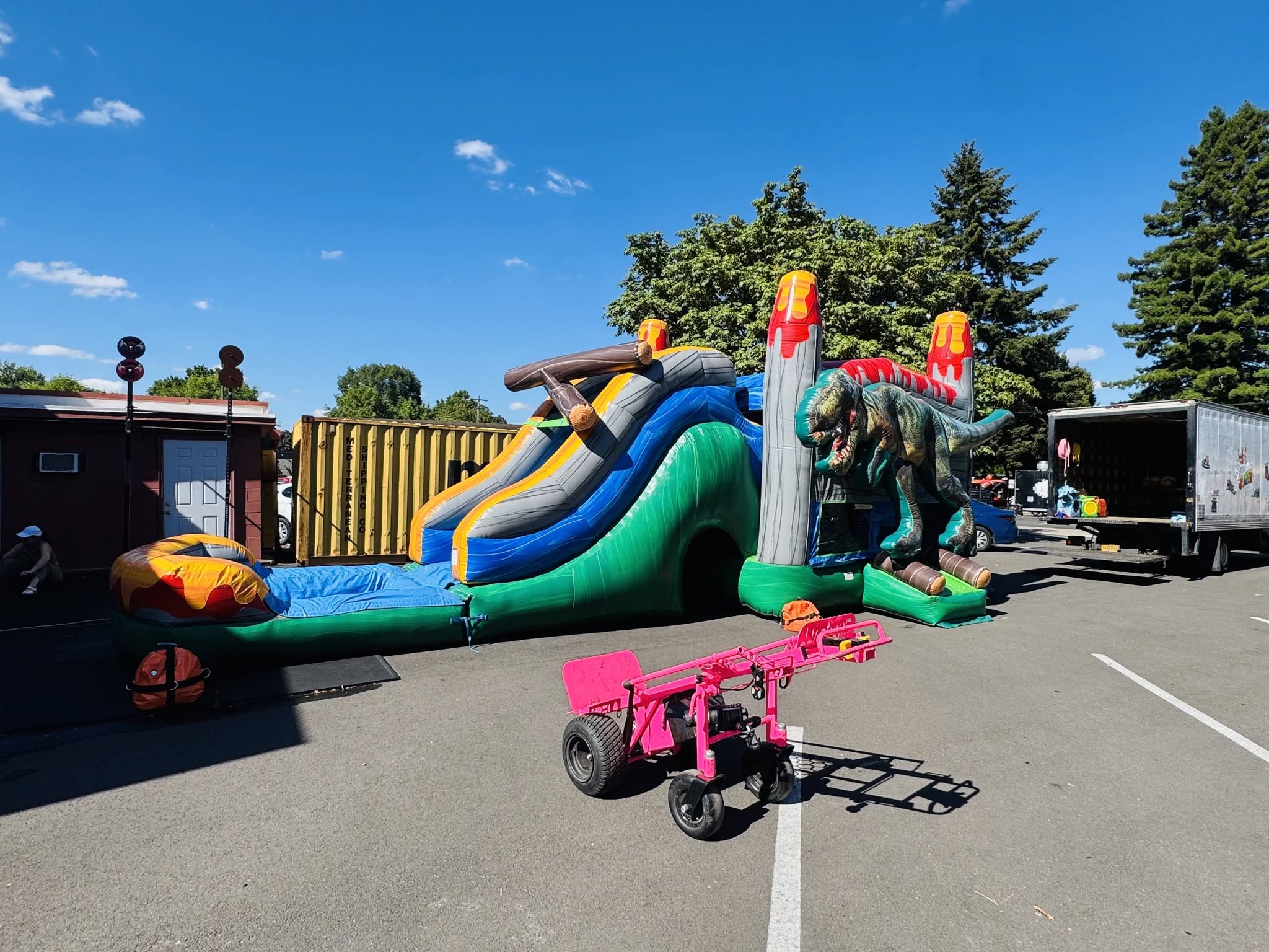 T-Rex Rampage XL Combo - Bounce House Rentals, Jumper Rentals, Obstacle ...