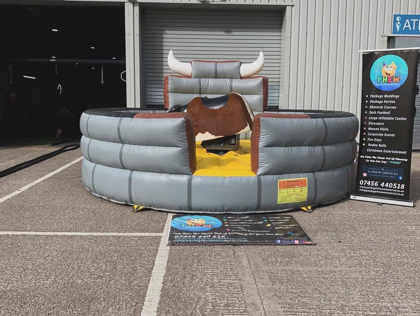 Wild West Mechanical rodeo bull (2 hours) - Hire in Wirral | Package ...