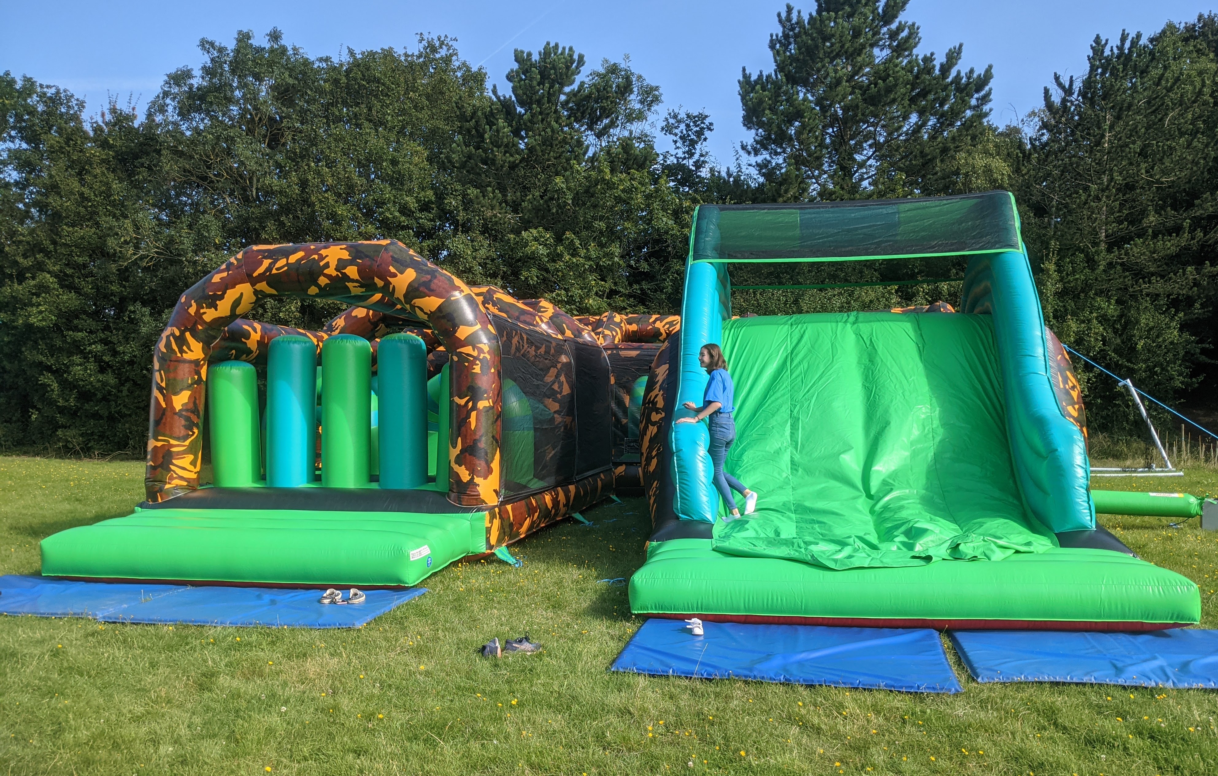 Premium Army Elite 100ft Assault Course Hire | Mr Bouncy Castle