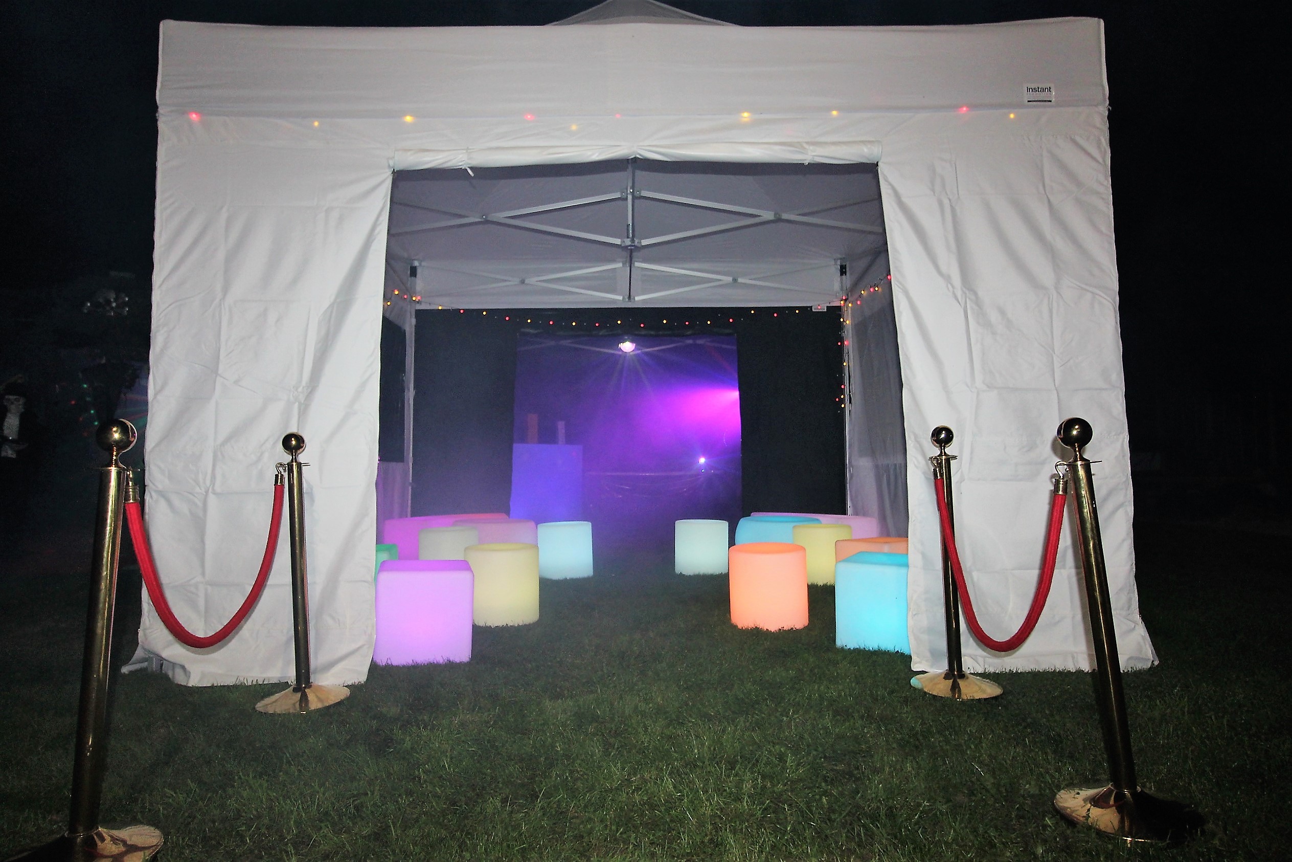 Pop Up Party Tent (4m x 4m) Best Bouncy Castle Hire, Disco