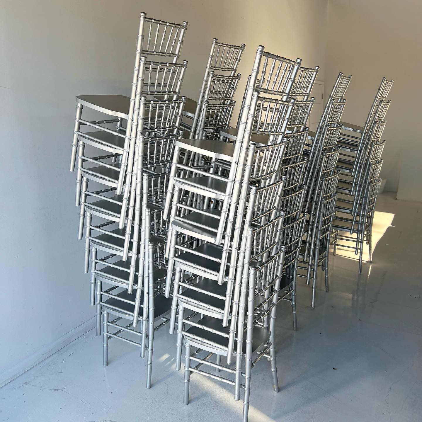Silver Chiavari Chair Rental in Detroit