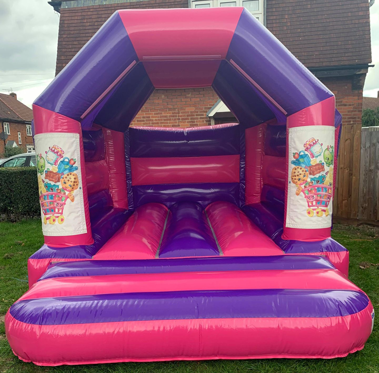 15x12 Shopkins Pink Bouncy Castle - Bouncy Castle, Inflatable Slide ...