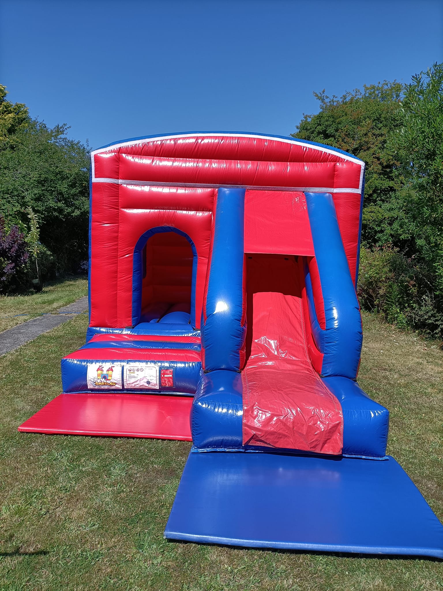 Red Bounce & Slide Bouncy Castle Combo Hire | County Cork