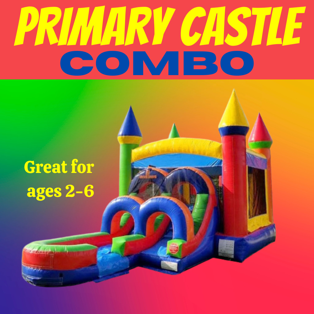 WET OR DRY BOUNCES HOUSE WITH SLIDE Best Inflatable Party Rentals