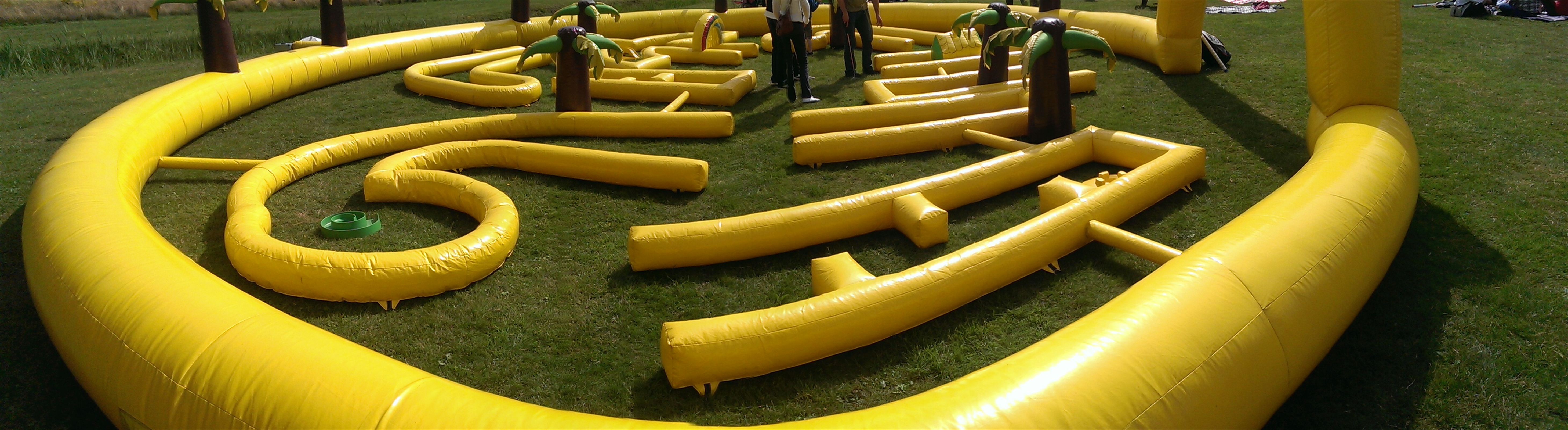 Inflatable Crazy Golf 1210 Adults and Children's Bouncy Castles Hire