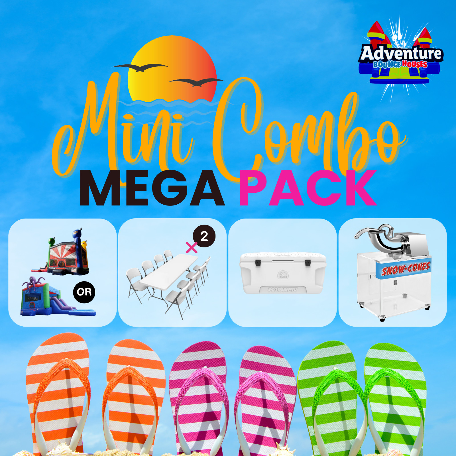 Combo Bouncers Bounce House and Water Slide Rental Ocala FL in Ocala