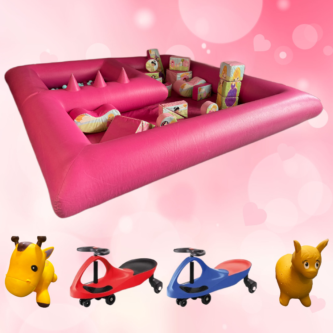 Princess Soft Play Zone and Ball Pit 12ft x 12ft call 07510851430