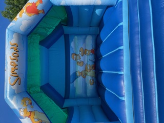 15ft x 15ft Adult Simpsons Castle - Bouncy Castle Hire in Coventry ...