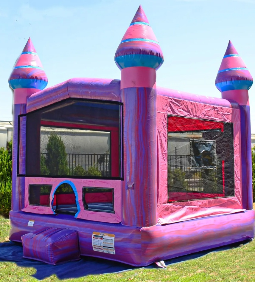 New XL Pink & Purple Bounce House Best Specialize in Bounce