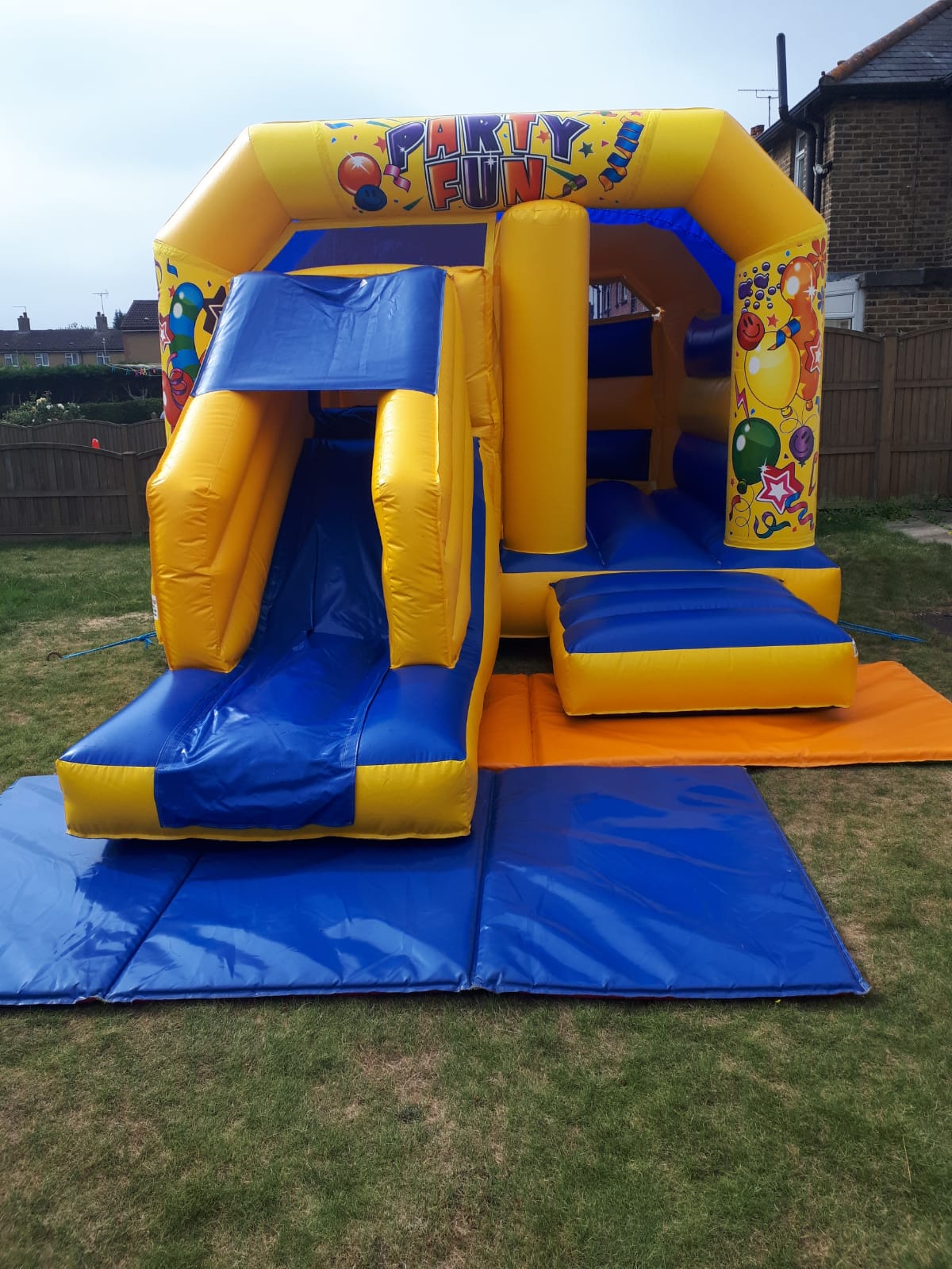 slide bouncy castle hire
