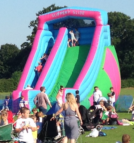 Super Slippery Slide Best Bouncy castle & Fairground ride hire