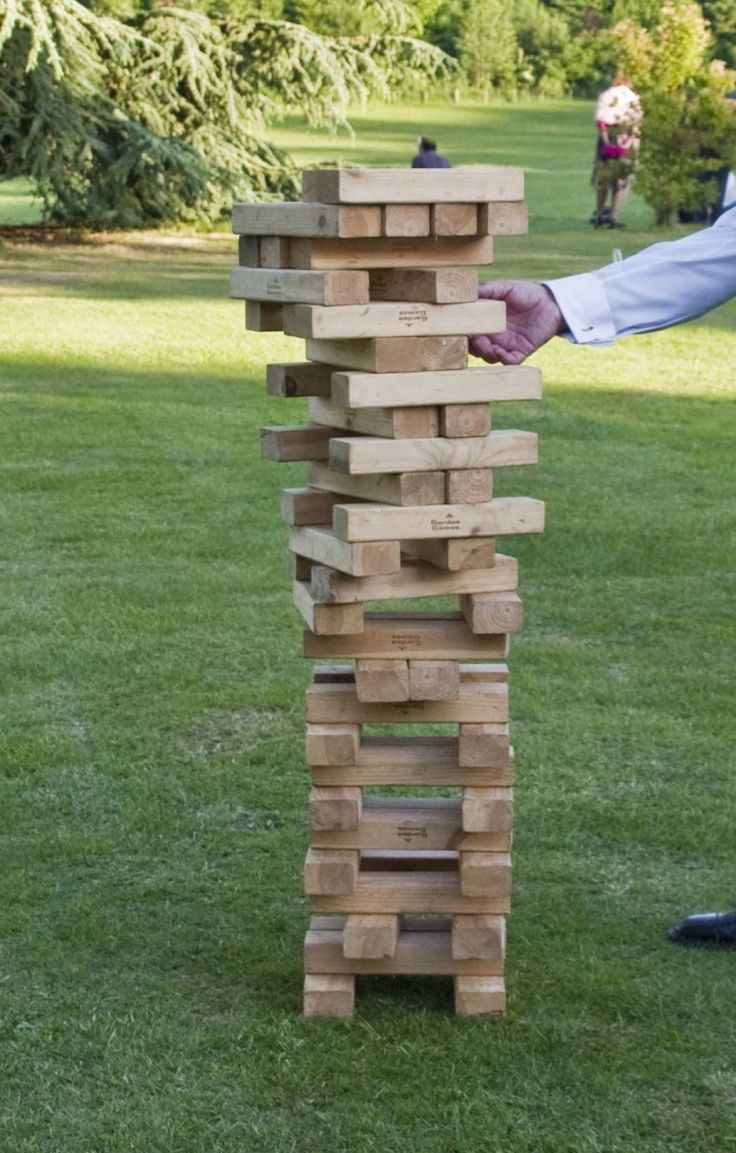 Giant Jenga Best Hire service in UK Simply The Best Events