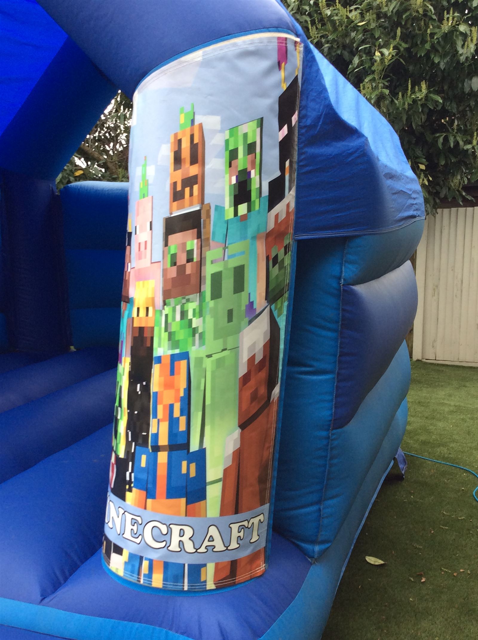 minecraft bouncy castle