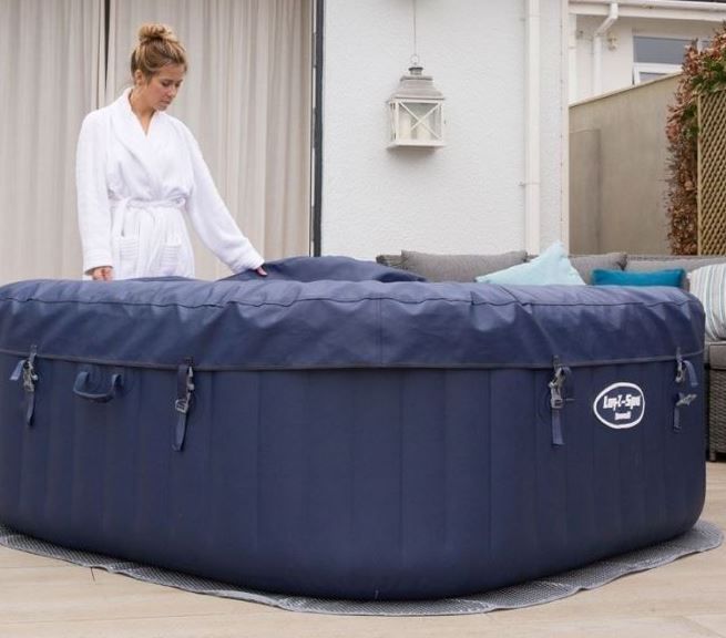 Lay Z Spa Hawaii (46 Person) Hot Tub (A) with Jacuzzi Massage Feature Bouncy Castle Hire, Hot