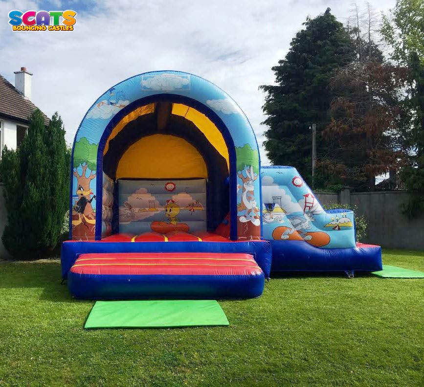 Combi Unit - Bouncy castle & Inflatable Slide.Bouncy Castle Hire Carlow