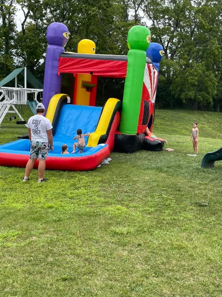 Super Ninja Combo Water Slide Bounce House Rental Lexington Kentucky
