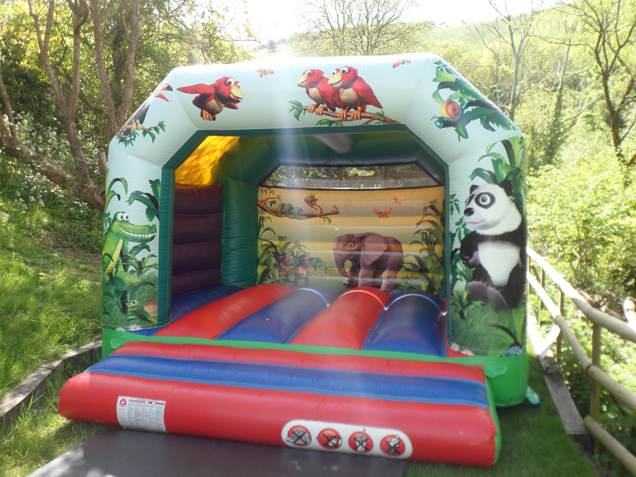 triangle bouncy castles